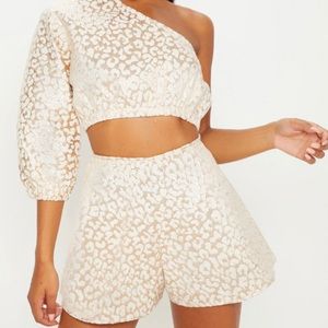 Gold Foil Print 2 Piece Set